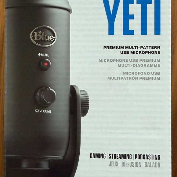 BLUE YETI PREMIUM USB CONDENSER MICROPHONE | Pro Streaming/Gaming - Picture 7 of 10